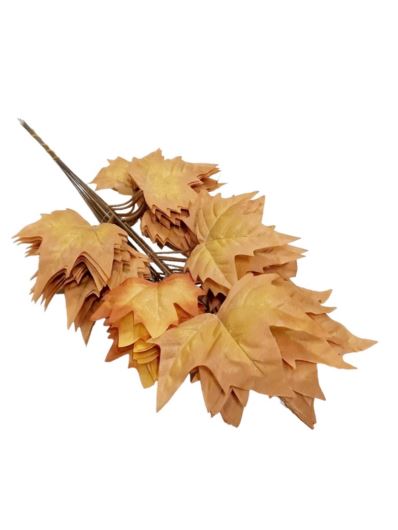 LIŚĆ KLON 52CM AUTUMN /NO2 OLD ORANGE