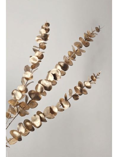 EUKALIPTUS METALIZOWANY 108CM METALIC GOLD