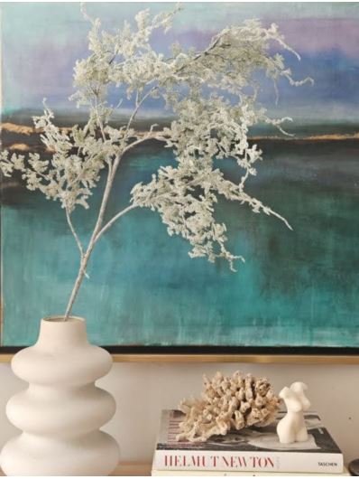 PAPROĆ DROBNA FLOKOWANA 105CM FLOCK GREEN