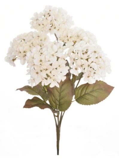 BUKIET HORTENSJI 44CM 5KWIATÓW KLM1107 CREAM