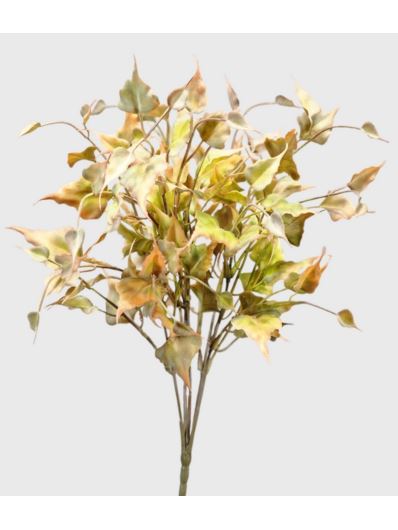 LISTKI MŁODA BRZOZA BUKIET 40CM CV32202 OLD YELLOW