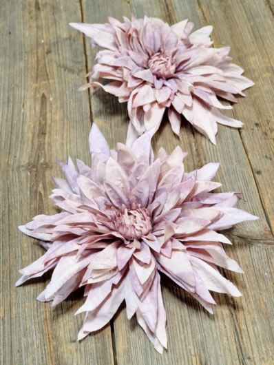 DALIA VINTAGE GŁOWA 19CM OLD POWDER VIOLET