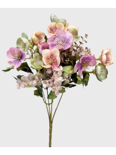 WIŚNIA JESIENNY BUKIECIK 30CM CV32523 MAUVE MINT