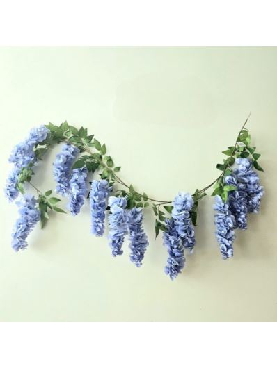 WISTERIA GIRLANDA 170CM 13 KWIATÓW BLUE VIOLET