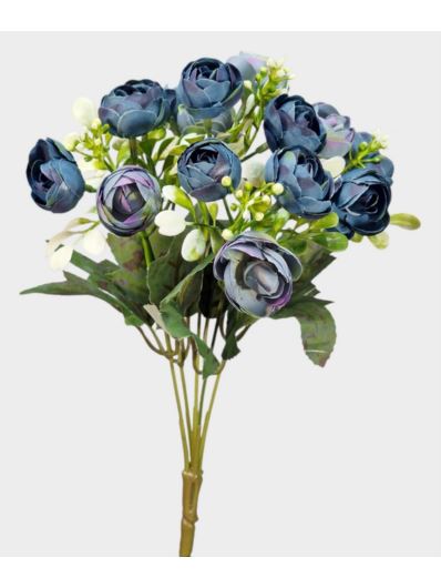 PEŁNIK DROBNY BUKIET 32CM CV33081 OLD BLUE