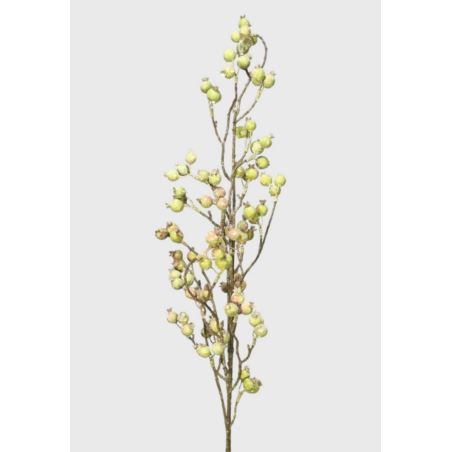 GŁÓG GAŁĄZKA Z OWOCAMI 100CM OLIVE GREEN