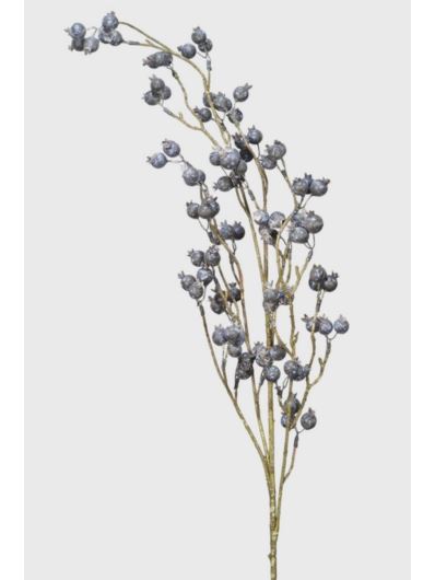 GŁÓG GAŁĄZKA Z OWOCAMI 100CM BLUE BLACK
