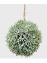 ZAWIESZKA SZRONIONA IGLASTA KULA 13CM GREEN FROST