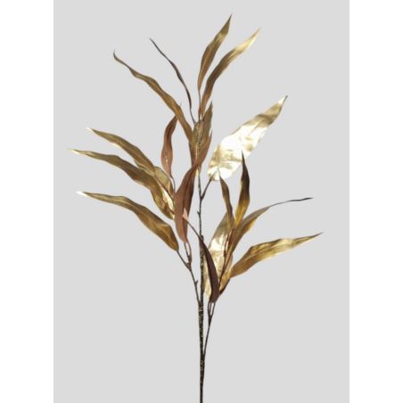 MAGNOLIA LEAVES SPRAY 80CM PURE GOLD