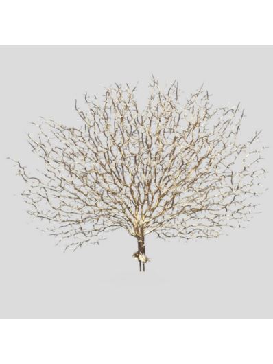 KORALOWIEC GAŁĄZKA ZŁOTA 48CM X 48CM GOLD