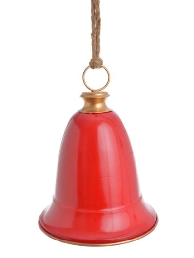 DZWONEK METALOWY ZAWIESZKA 16,5CM ŚR. x 16,5CM H