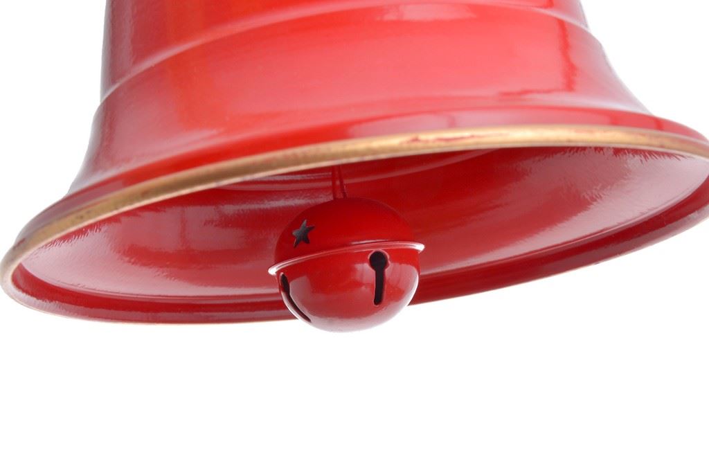DZWONEK METALOWY ZAWIESZKA 16,5CM ŚR. x 16,5CM H
