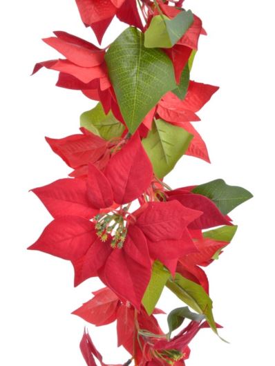 POINSECJA GIRLANDA VELVETOWA 174CM RED