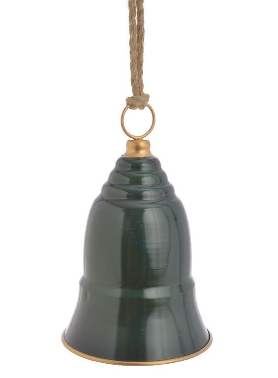 DZWONEK METALOWY ZAWIESZKA 16,5CM ŚR. x 16,5CM H
