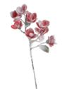 RÓŻA DROBNA GAŁĄZKA OŚNIEŻONA 60CM RED SNOW