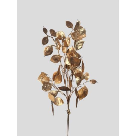 LUNARIA – TALARKI PĘCZEK 3 GAŁĄZKI 45CM GOLD