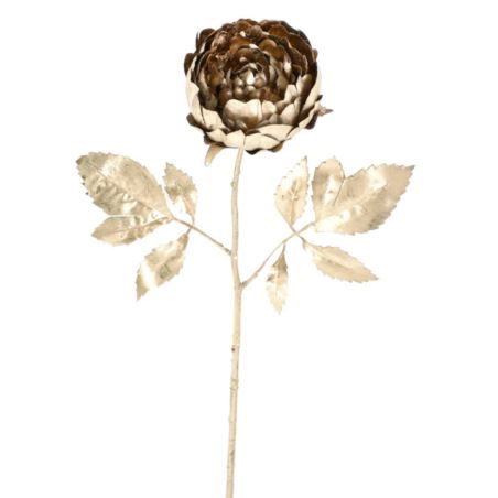 PEONIA POJEDYNCZA 70CM XKLM1021 METALIC GOLD
