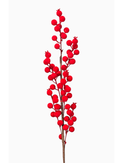 GŁÓG GAŁĄZKA Z OWOCAMI 68CM ULTRA RED FLOK