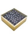 BOMBKI SZKŁO Z DRUCIKIEM 144SZT SHINE-MAT BLACK
