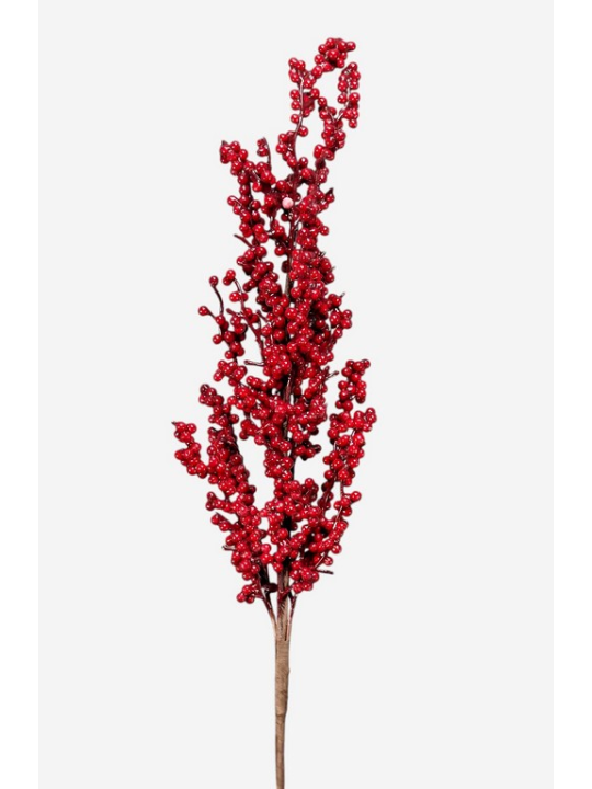 GAŁĄZKA Z MINI OWOCAMI 75CM RED