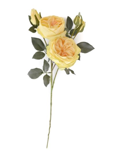 RÓŻA SZLACHETNA GAŁĄZKA 64CM TAJ1002 YELLOW