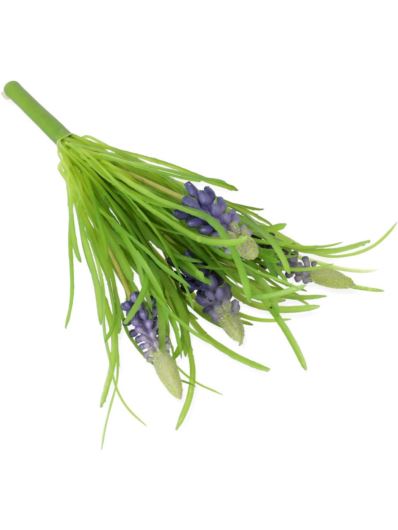 BUKIET SZAFIREK GUMOWY 23CM  / 1956 PURPLE