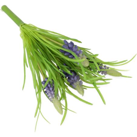 BUKIET SZAFIREK GUMOWY 23CM  / 1956 PURPLE