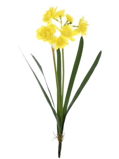 NARCYZ Z LIŚCIEM 60CM SUN645 YELLOW