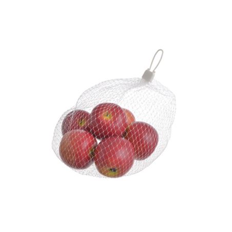 JABŁKA SZTUCZNE ŚREDNIE 5CM 6SZT/ SIATKA RED YELL.