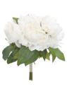 PEONIA BUKIET 38CM 12 KWIATÓW  SUN533 ICE CREAM