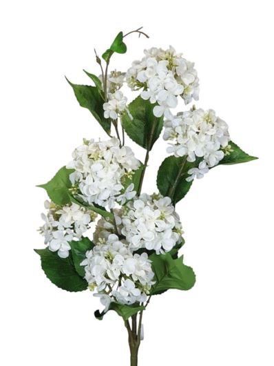 HORTENSJA KRZEW 8 KWIATÓW 75CM VIP6458 WHITE