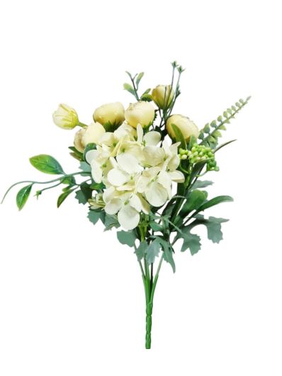 PEŁNIK Z DODATKAMI BUKIET 30CM CV17864 LT YELLOW