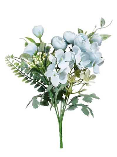 PEŁNIK Z DODATKAMI BUKIET 30CM CV17864 LT BLUE