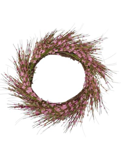 WIANEK WIOSENNY Z ŻARNOWCEM NA FASZYNIE 50CM PINK