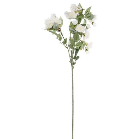 RÓŻA DZIKA GAŁĄZKA 60CM WHITE