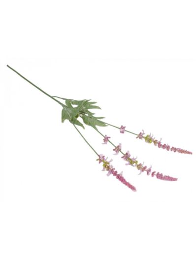 LAWENDA - SZAŁWIA GAŁĄZKA 65CM PINK