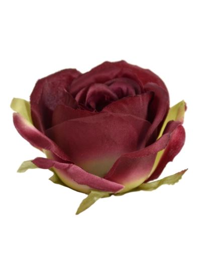 RÓŻA MGHT GŁÓWKA 9CM BURGUNDY