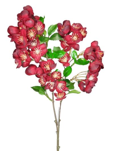 JABŁOŃ GAŁĄZKA KWITNĄCA 58CM RED