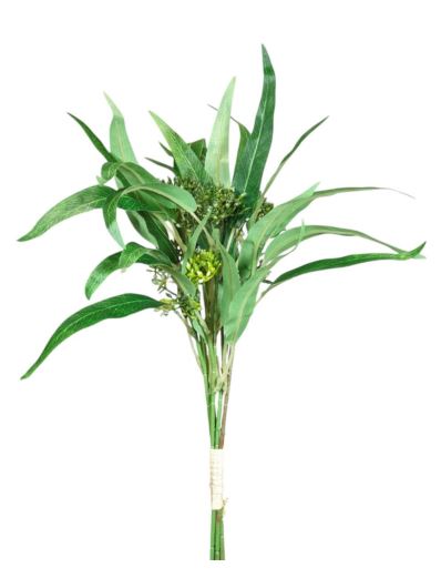 EUKALIPTUS Z DODATKAMI 5SZT/PĘCZ 44CM GREEN