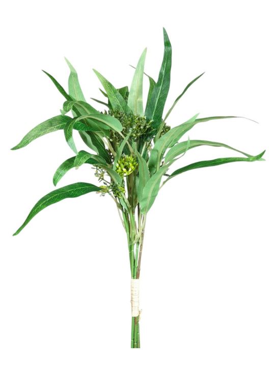 EUKALIPTUS Z DODATKAMI 5SZT/PĘCZ 44CM GREEN