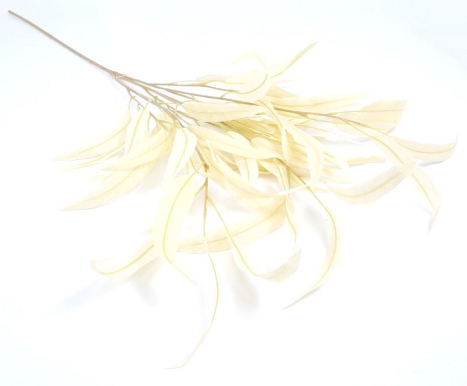 EUKALIPTUS LIŚCIASTY GAŁĄZKA 100CM CREAM