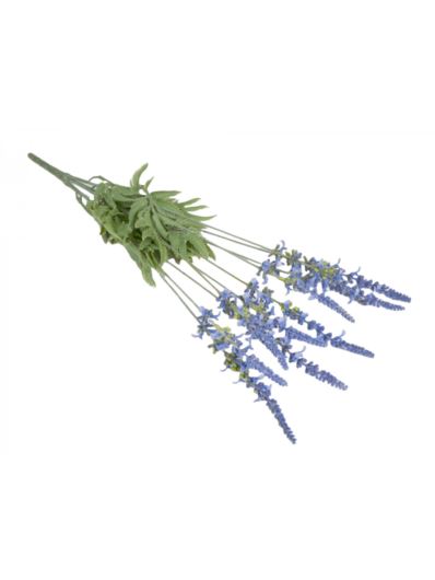 LAWENDA - SZAŁWIA BUKIET 10 KWIATÓW 65CM BLUE