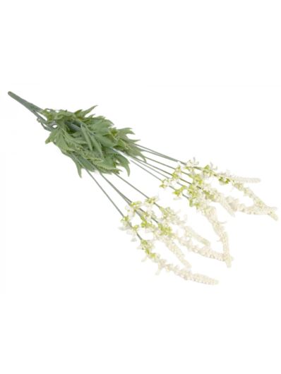 LAWENDA - SZAŁWIA BUKIET 10 KWIATÓW 65CM WHITE CR