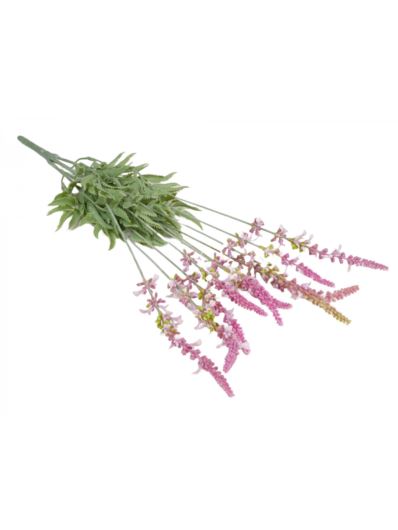 LAWENDA - SZAŁWIA BUKIET 10 KWIATÓW 65CM PINK