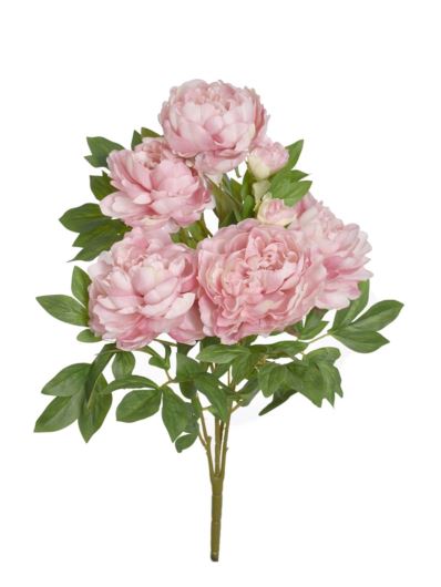 PEONIA BUKIET 65CM SUN122 MAUVE EDGE PINK