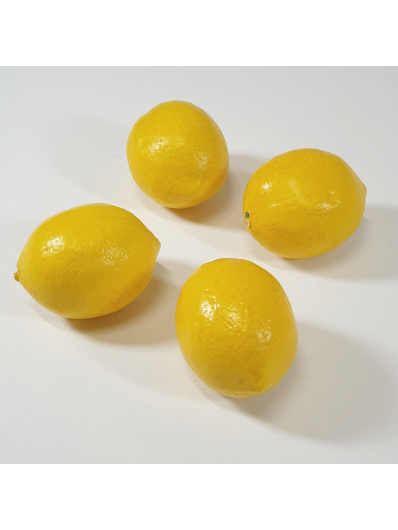 CYTRYNA SZTUCZNA 7,5CM X 6CM 4SZT/PACZ. YELLOW