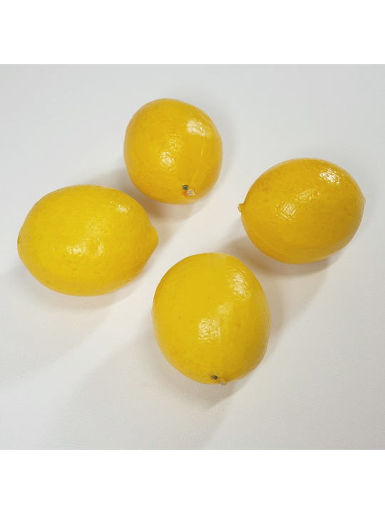 CYTRYNA SZTUCZNA 7,5CM X 6CM 4SZT/PACZ. YELLOW