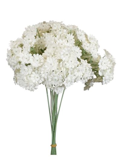 GIPSÓWKA KWIATUSZKI 10PIK/PĘCZEK 34CM WHITE