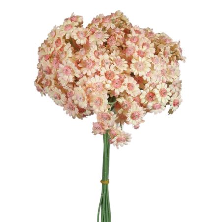 GIPSÓWKA KWIATUSZKI 10PIK/PĘCZEK 34CM CREAM PINK