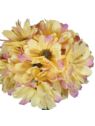 RUMIANEK PĘCZEK 28CM 24 KWIATKI /204  YELLOW
